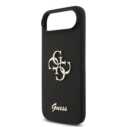 Apple iPhone 17 Air Kılıf Guess Orjinal Lisanslı Grained Yazı Logolu Kapak