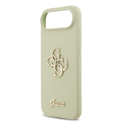 Apple iPhone 17 Air Kılıf Guess Orjinal Lisanslı Grained Yazı Logolu Kapak
