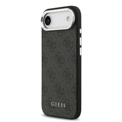 Apple iPhone 17 Air Kılıf Guess Orjinal Lisanslı M-safe Şarj Özellikli 4G Klasik Yazı Logolu Kapak