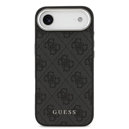 Apple iPhone 17 Air Kılıf Guess Orjinal Lisanslı M-safe Şarj Özellikli 4G Klasik Yazı Logolu Kapak