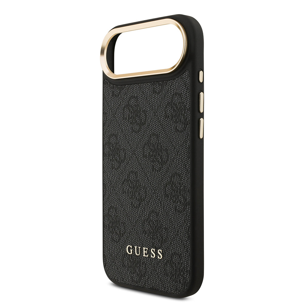Apple iPhone 17 Air Kılıf Guess Orjinal Lisanslı M-safe Şarj Özellikli 4G Metal Büyük Logolu Kartlıklı Kapak