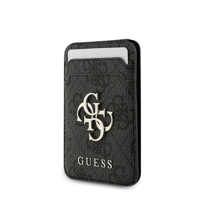 Apple iPhone 17 Air Kılıf Guess Orjinal Lisanslı M-safe Şarj Özellikli 4G Metal Büyük Logolu Kartlıklı Kapak