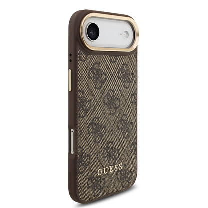 Apple iPhone 17 Air Kılıf Guess Orjinal Lisanslı M-safe Şarj Özellikli Askılı ve 4G Logo Kartlıklı Kapak