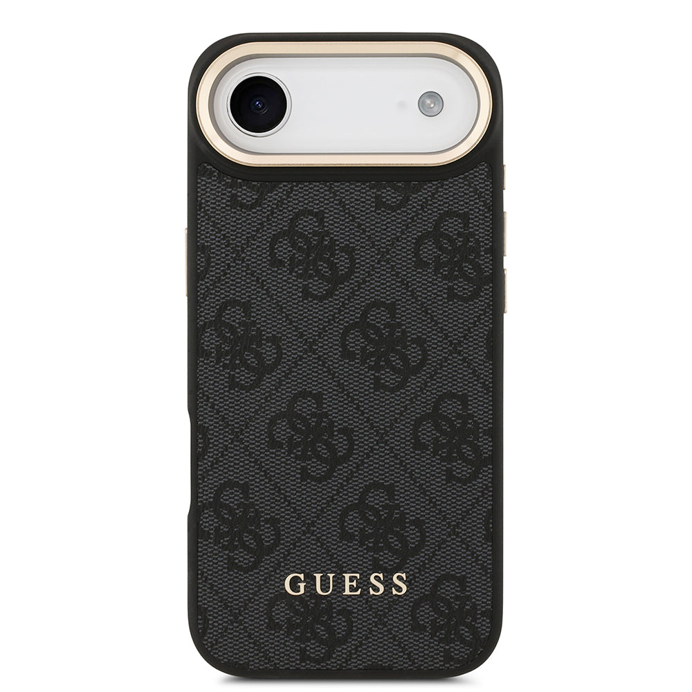 Apple iPhone 17 Air Kılıf Guess Orjinal Lisanslı M-safe Şarj Özellikli Askılı ve 4G Logo Kartlıklı Kapak