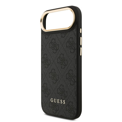 Apple iPhone 17 Air Kılıf Guess Orjinal Lisanslı M-safe Şarj Özellikli Askılı ve 4G Logo Kartlıklı Kapak