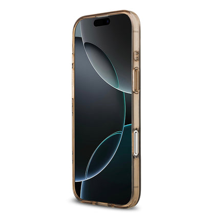 Apple iPhone 17 Air Kılıf Guess Orjinal Lisanslı M-safe Şarj Özellikli IML Peony ve 4G Desenli Klasik Logolu Kapak