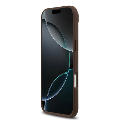 Apple iPhone 17 Air Kılıf Guess Orjinal Lisanslı M-safe Şarj Özellikli Yazı Logolu Circle Classic Kapak