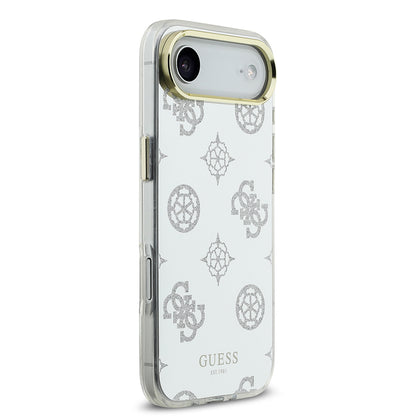 Apple iPhone 17 Air Kılıf Guess Orjinal Lisanslı Metal Kamera Çerçeveli Simli Aynalı Kapak