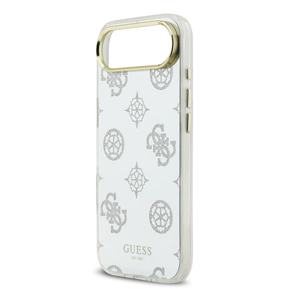 Apple iPhone 17 Air Kılıf Guess Orjinal Lisanslı Metal Kamera Çerçeveli Simli Aynalı Kapak