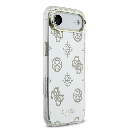 Apple iPhone 17 Air Kılıf Guess Orjinal Lisanslı Metal Kamera Çerçeveli Simli Aynalı Kapak