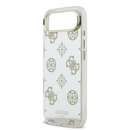 Apple iPhone 17 Air Kılıf Guess Orjinal Lisanslı Metal Kamera Çerçeveli Simli Aynalı Kapak