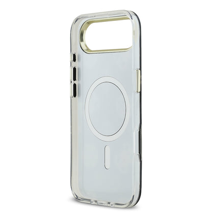 Apple iPhone 17 Air Kılıf Guess Orjinal Lisanslı Metal Kamera Çerçeveli Simli Aynalı Kapak