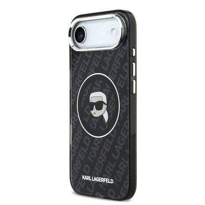 Apple iPhone 17 Air Kılıf Karl Lagerfeld Orjinal Lisanslı IML Baskılı KL Heads Kapak
