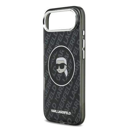 Apple iPhone 17 Air Kılıf Karl Lagerfeld Orjinal Lisanslı IML Baskılı KL Heads Kapak