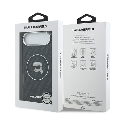 Apple iPhone 17 Air Kılıf Karl Lagerfeld Orjinal Lisanslı IML Baskılı KL Heads Kapak