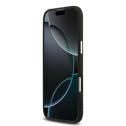 Apple iPhone 17 Air Kılıf Karl Lagerfeld Orjinal Lisanslı M-safe Şarj Özellikli Metal Kamera ve Buton Tasarımlı Paris RSG PU Deri Kapak