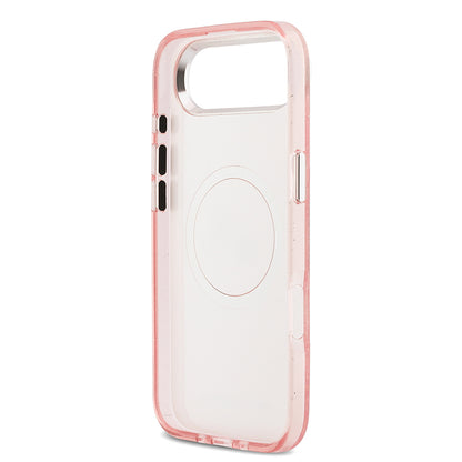 Apple iPhone 17 Air Kılıf Karl Lagerfeld Orjinal Lisanslı Parlayan Simli Karl & Choupette Heads Kapak