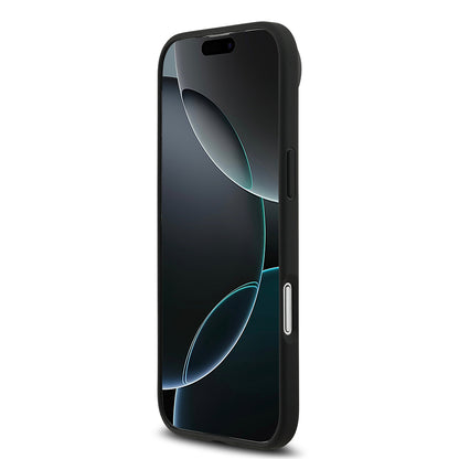Apple iPhone 17 Air Kılıf Lacoste Orjinal Lisanslı M-safe Şarj Özellikli PU Deri Tasarımlı Kartlıklı Karışık Monogram Desenli Kapak
