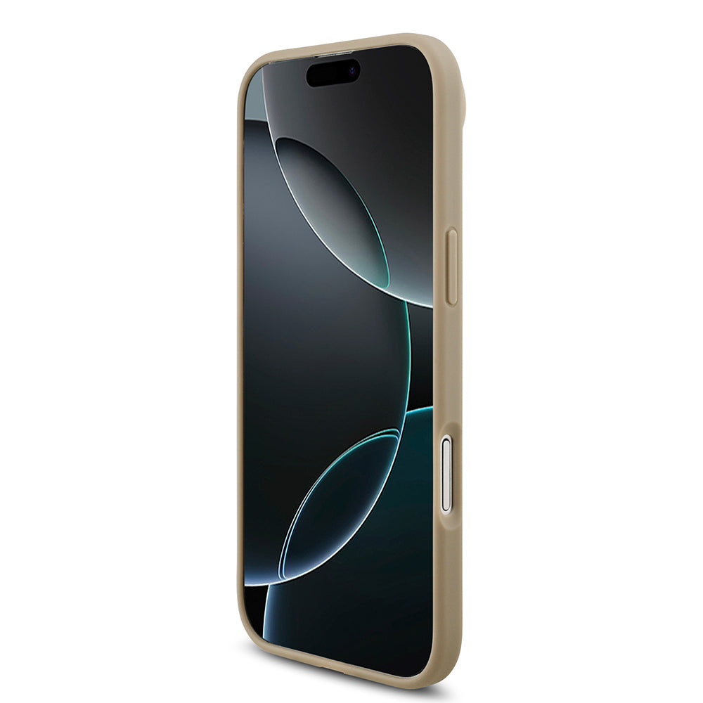 Apple iPhone 17 Air Kılıf Lacoste Orjinal Lisanslı M-safe Şarj Özellikli PU Pike Desenli Metal Logolu Kartlıklı Kapak