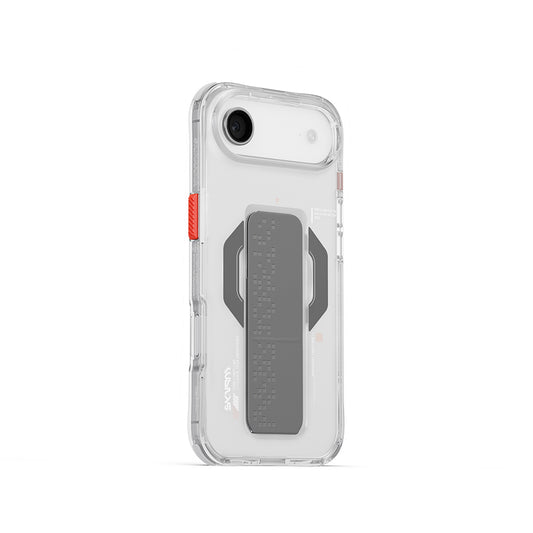 Apple iPhone 17 Air Kılıf M-Safe Şarj Özellikli Airbag Tasarımlı Standlı Skinarma Haxa Kapak