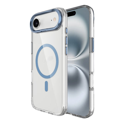Apple iPhone 17 Air Kılıf M-safe Şarj Özellikli Airbagli Kamera Standlı Zore Azor Kapak