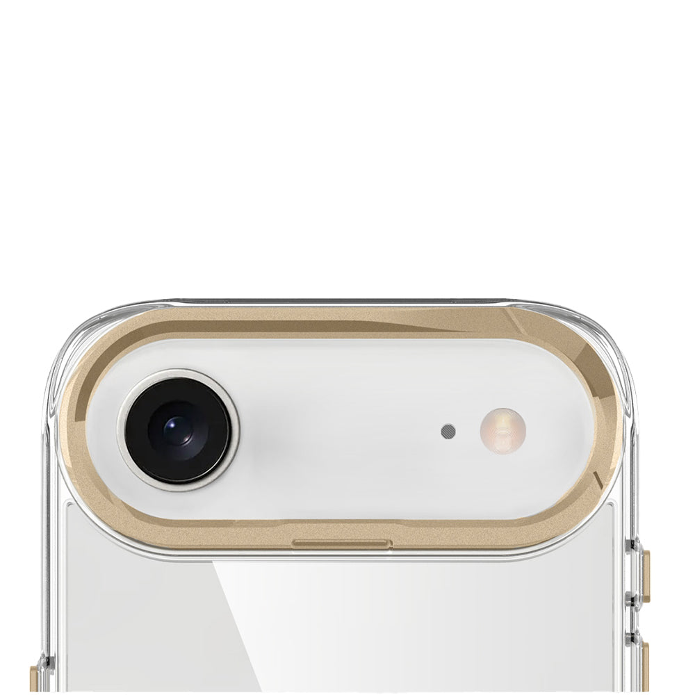 Apple iPhone 17 Air Kılıf M-safe Şarj Özellikli Airbagli Kamera Standlı Zore Azor Kapak