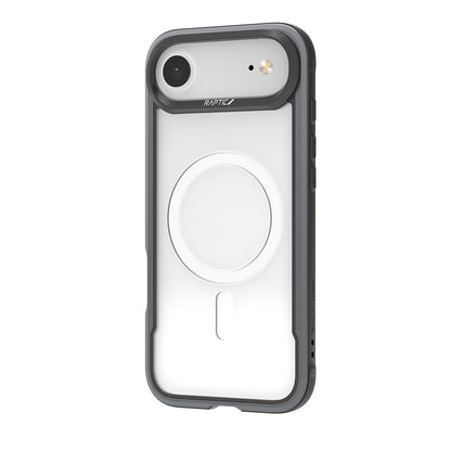 Apple iPhone 17 Air Kılıf M-safe Şarj Özellikli Airbagli Raptic Shield Serisi Şeffaf Arka Yüzey Kapak
