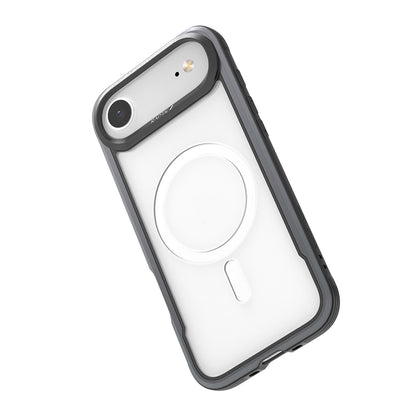 Apple iPhone 17 Air Kılıf M-safe Şarj Özellikli Airbagli Raptic Shield Serisi Şeffaf Arka Yüzey Kapak