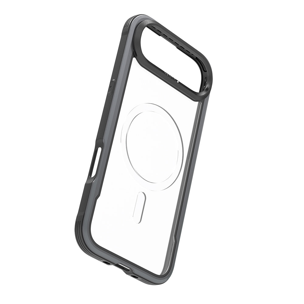 Apple iPhone 17 Air Kılıf M-safe Şarj Özellikli Airbagli Raptic Shield Serisi Şeffaf Arka Yüzey Kapak