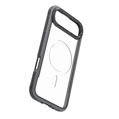 Apple iPhone 17 Air Kılıf M-safe Şarj Özellikli Airbagli Raptic Shield Serisi Şeffaf Arka Yüzey Kapak
