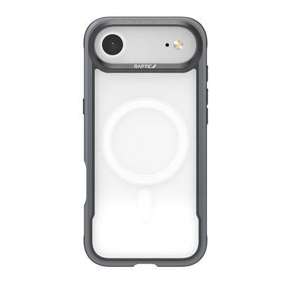Apple iPhone 17 Air Kılıf M-safe Şarj Özellikli Airbagli Raptic Shield Serisi Şeffaf Arka Yüzey Kapak