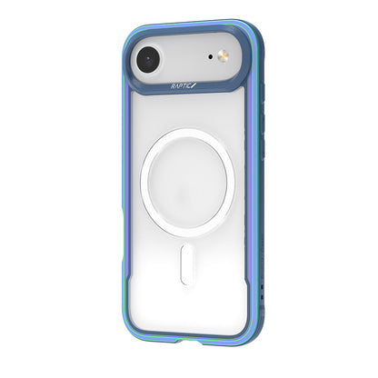 Apple iPhone 17 Air Kılıf M-safe Şarj Özellikli Airbagli Raptic Shield Serisi Şeffaf Arka Yüzey Kapak
