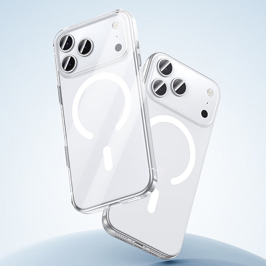Apple iPhone 17 Air Kılıf M-safe Şarj Özellikli Benks Crystal Serisi Şeffaf Kapak