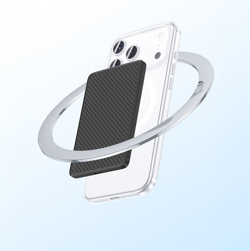 Apple iPhone 17 Air Kılıf M-safe Şarj Özellikli Benks Crystal Serisi Şeffaf Kapak