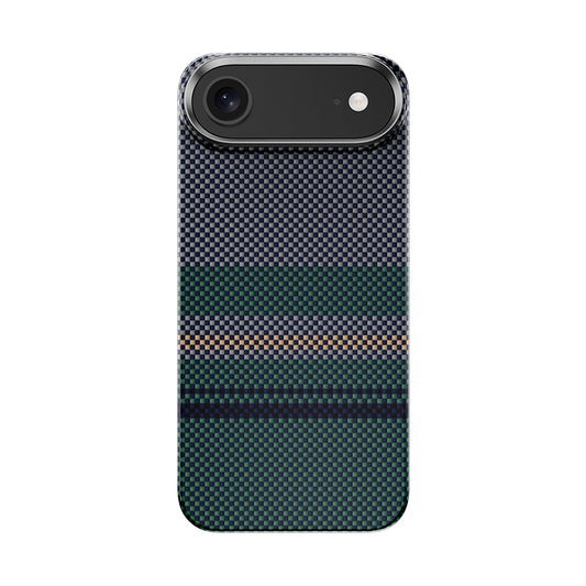 Apple iPhone 17 Air Kılıf M-safe Şarj Özellikli Karbon Fiber Tasarımlı Benks Aurora ArmorAir Kevlar Kapak