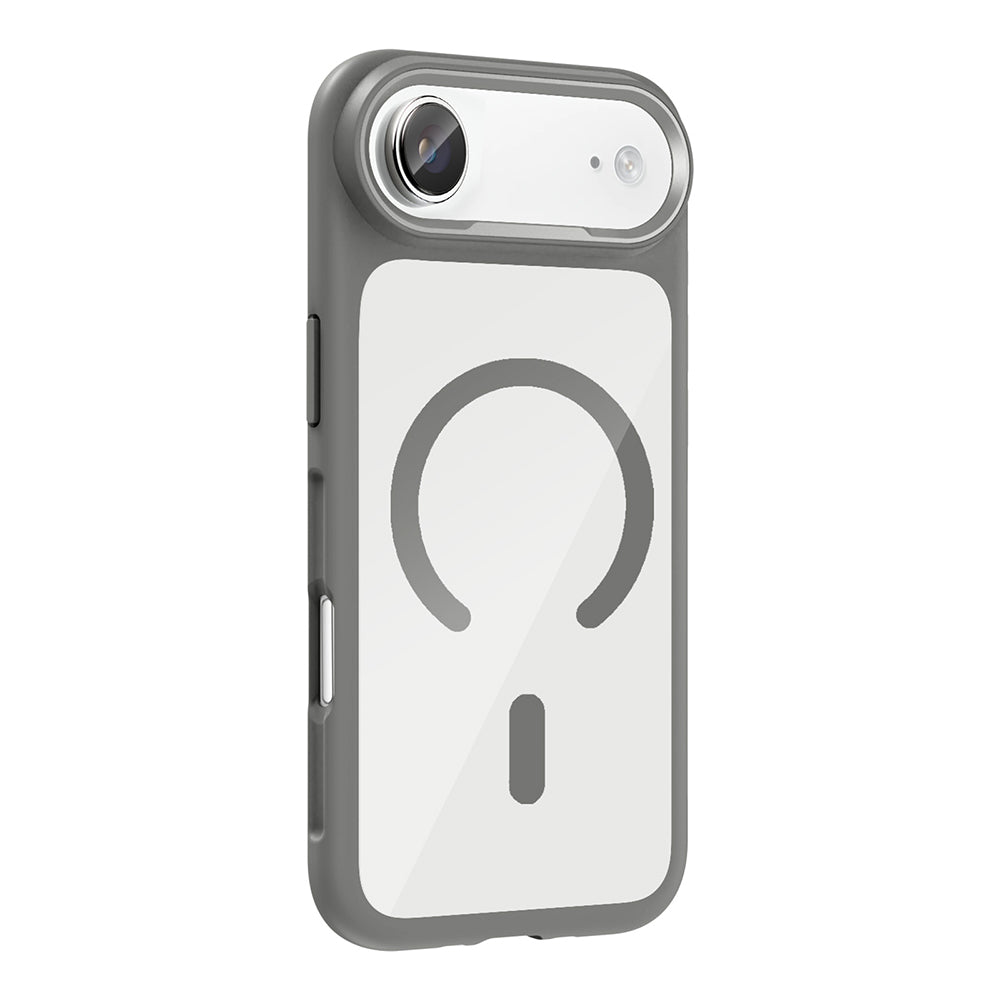 Apple iPhone 17 Air Kılıf M-Safe Şarj Özellikli Metal Kamera Çerçeveli Zore Tiko Kapak