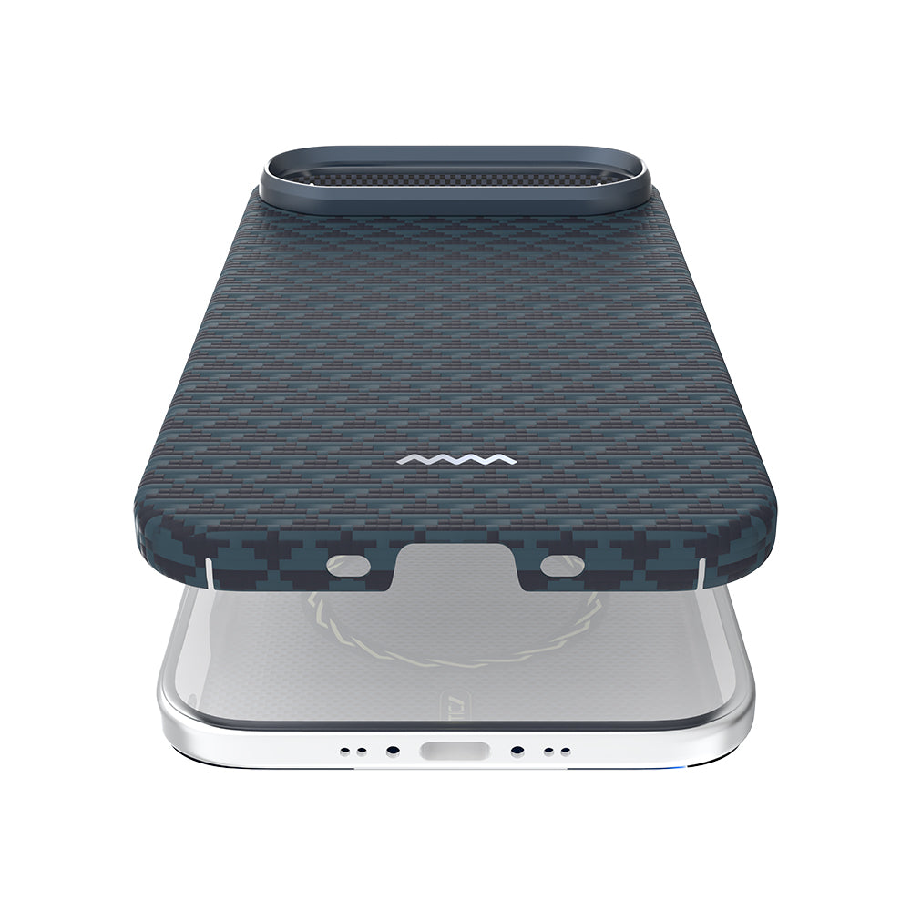 Apple iPhone 17 Air Kılıf M-safe Şarj Özellikli Raptic Aramid Skin Origin Serisi Kapak