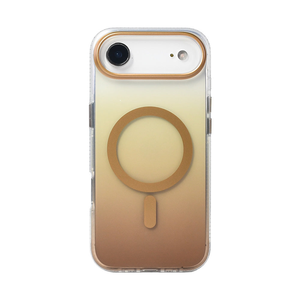 Apple iPhone 17 Air Kılıf M-safe Şarj Özellikli Transparan Renk Geçişli Zore Toros Kapak