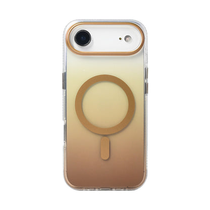 Apple iPhone 17 Air Kılıf M-safe Şarj Özellikli Transparan Renk Geçişli Zore Toros Kapak
