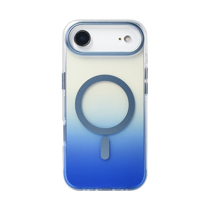 Apple iPhone 17 Air Kılıf M-safe Şarj Özellikli Transparan Renk Geçişli Zore Toros Kapak