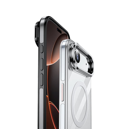 Apple iPhone 17 Air Kılıf M-safe Şarj Özellikli Wlons Standlı Efsane Kapak
