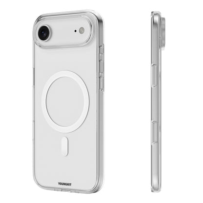 Apple iPhone 17 Air Kılıf M-safe Şarj Özellikli Youngkit Clear Serisi Kapak