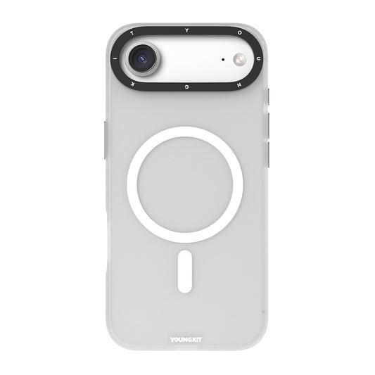Apple iPhone 17 Air Kılıf M-safe Şarj Özellikli Youngkit Hidden Sand Serisi Kapak