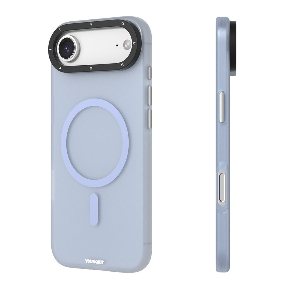 Apple iPhone 17 Air Kılıf M-safe Şarj Özellikli Youngkit Hidden Sand Serisi Kapak