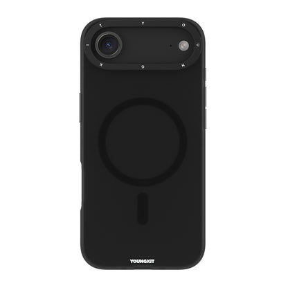 Apple iPhone 17 Air Kılıf M-safe Şarj Özellikli Youngkit Hidden Sand Serisi Kapak