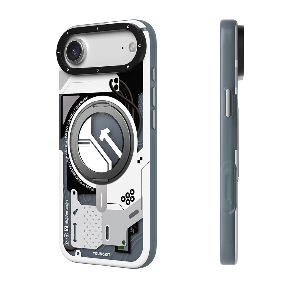 Apple iPhone 17 Air Kılıf M-safe Şarj Özellikli Youngkit Starship Serisi Kapak