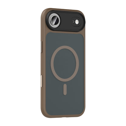 Apple iPhone 17 Air Kılıf Mat Arka Yüzey Wireless Şarj Özellikli Zore Flet M-safe Kapak