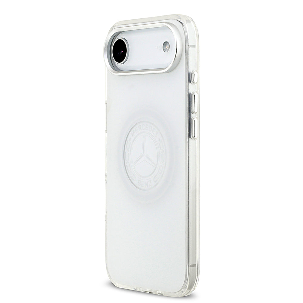 Apple iPhone 17 Air Kılıf Mercedes Benz Orjinal Lisanslı M-safe Şarj Özellikli Buzlu PC Nostaljik Yıldız Dizayn Kapak