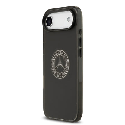 Apple iPhone 17 Air Kılıf Mercedes Benz Orjinal Lisanslı M-safe Şarj Özellikli Buzlu PC Nostaljik Yıldız Dizayn Kapak
