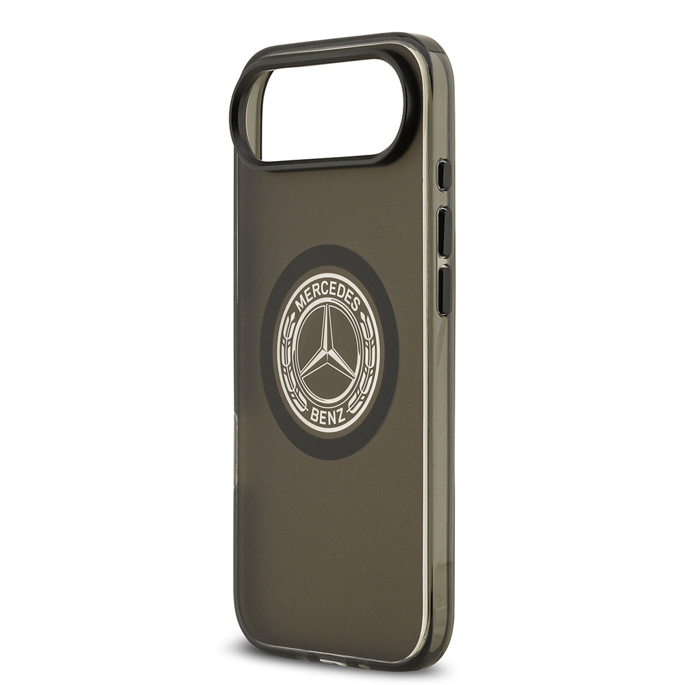 Apple iPhone 17 Air Kılıf Mercedes Benz Orjinal Lisanslı M-safe Şarj Özellikli Buzlu PC Nostaljik Yıldız Dizayn Kapak